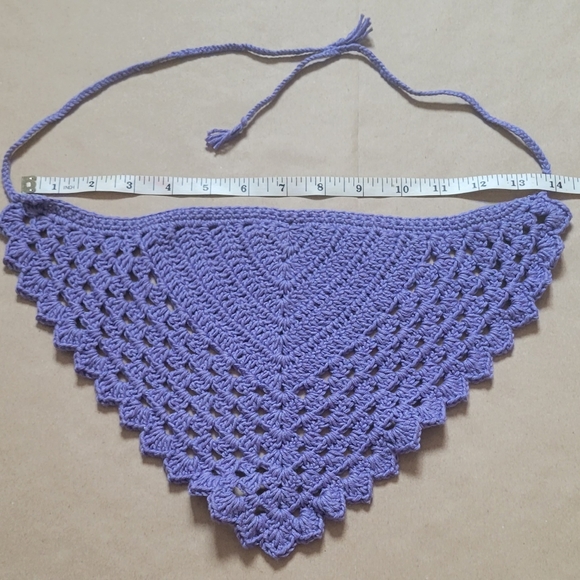 Crochet boho kerchief - Picture 2 of 2